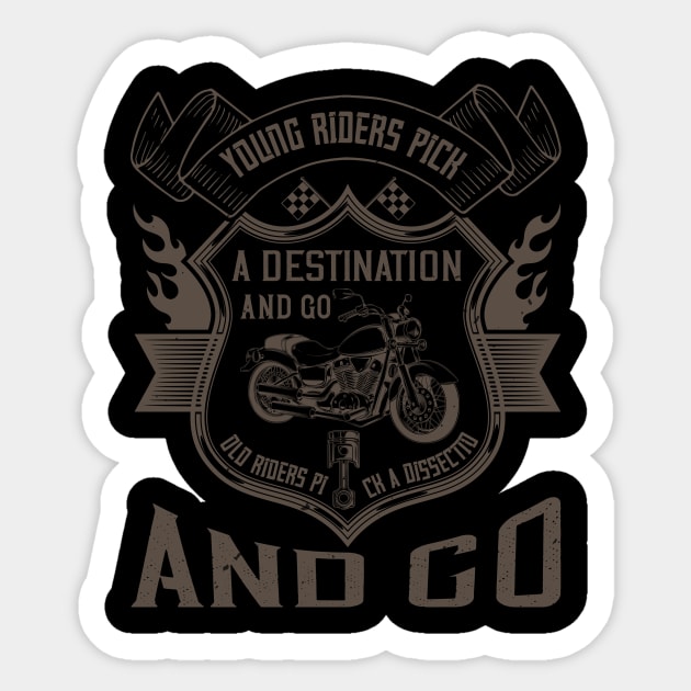 Young riders Sticker by workshop71